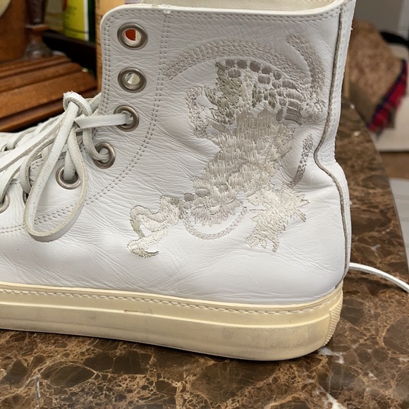 GUCCI MEN’s “RARE VINTAGE HIGH LEATHER HIGH TOPS” - Picture 3 of 16